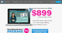 Desktop Screenshot of custom-website.biz